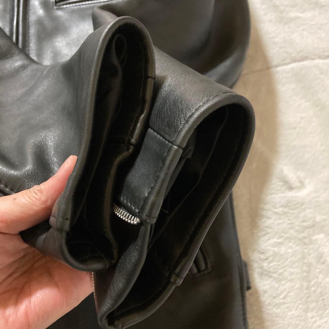 新型・美品　Schott 641 シングルライダース　 ボアライナー付き　36