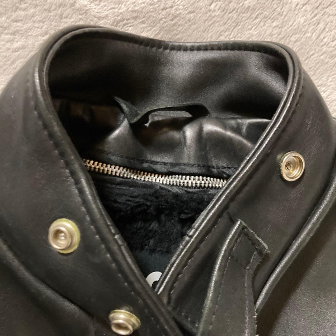 新型・美品　Schott 641 シングルライダース　 ボアライナー付き　36