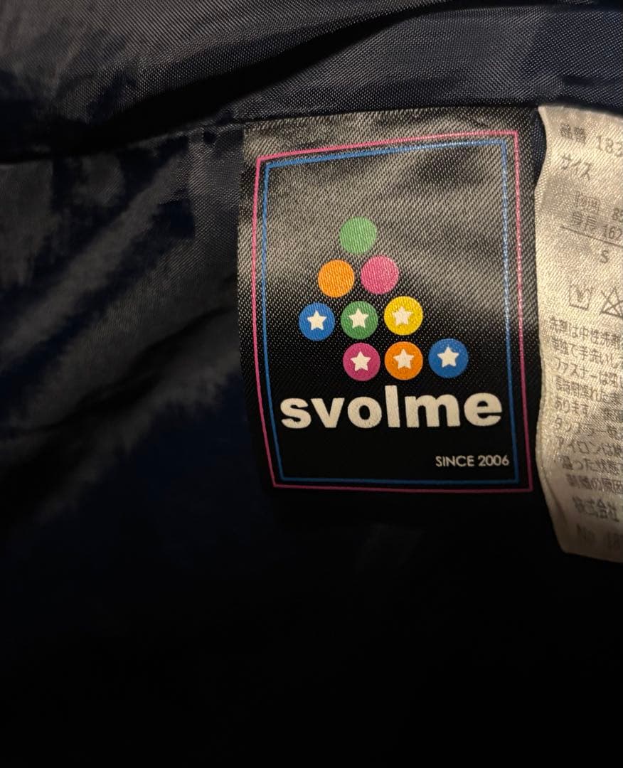 SVOLME （スボルメ）ダウンベンチコート（ネイビー）