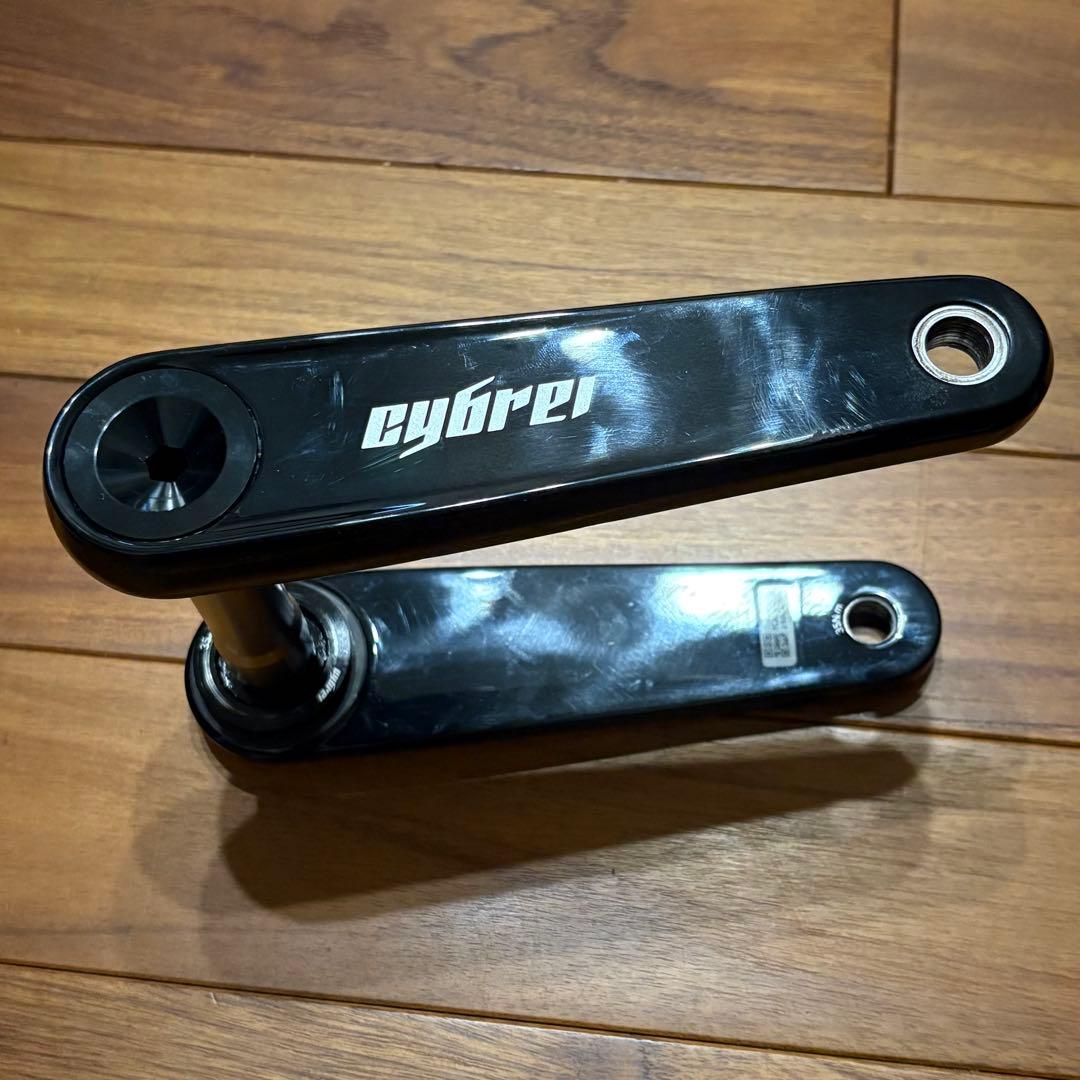 【値下げ】CYBREI カーボンクランク 167.5mm 24mmTi