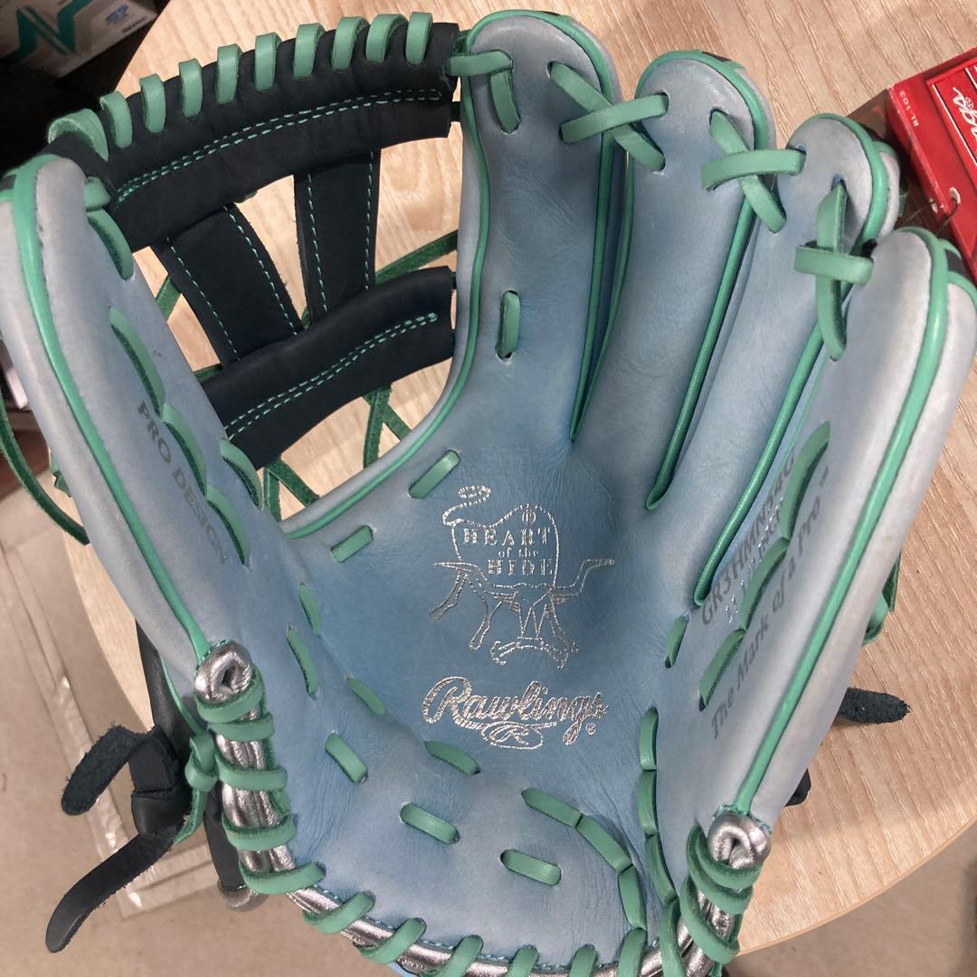 Rawlings プロモデル 軟式グローブ ネイビー/ライトブルー