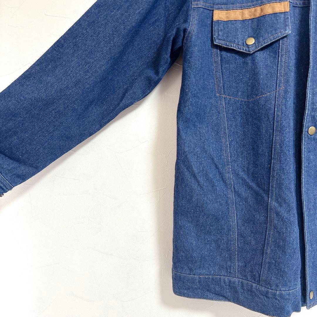 ジ*ー様 デニム セットアップ メンズ XL カルロバレンチノ 刺繍 ロゴ
