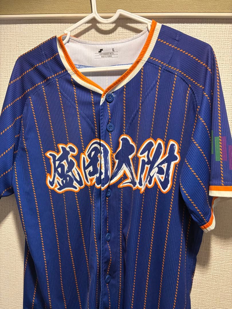 盛岡大附 ユニフォーム 青 ストライプ昇華