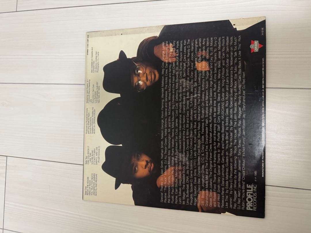 RUN DMC KING OF ROCK LP USヒップホップ名盤