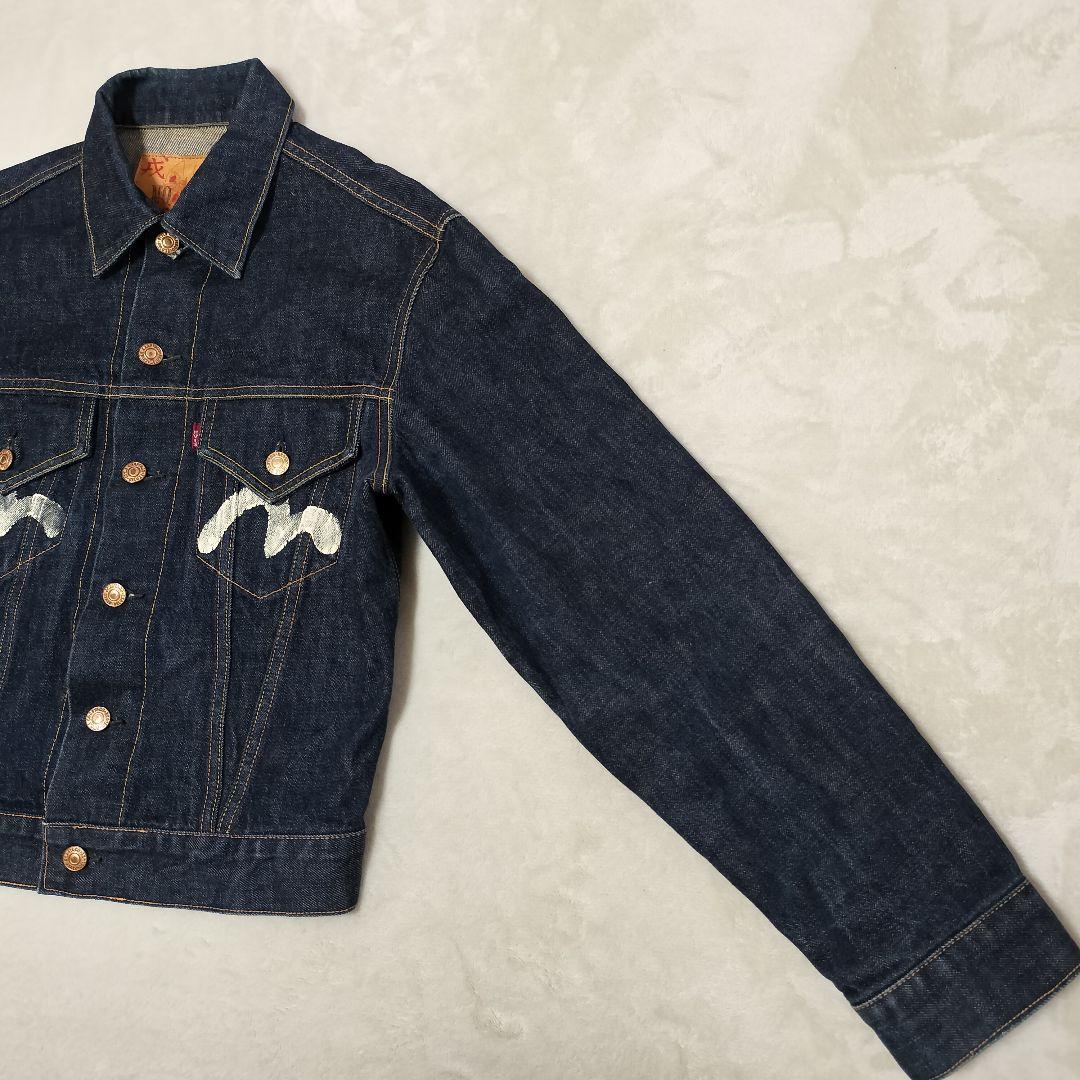 EVISU　初期モデル　デニムジャケット　Gジャン　カモメペイント　36サイズ