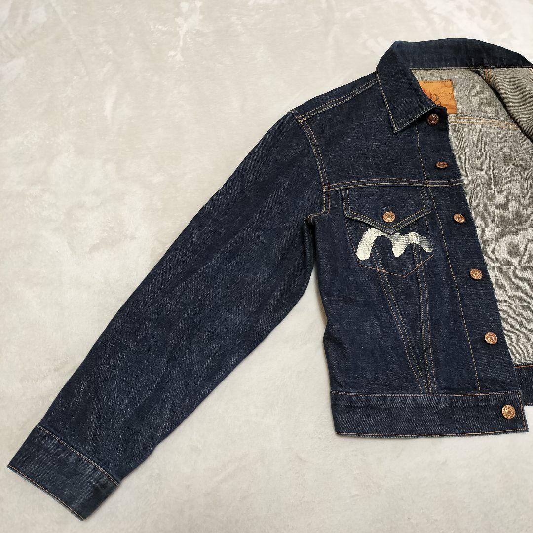 EVISU　初期モデル　デニムジャケット　Gジャン　カモメペイント　36サイズ