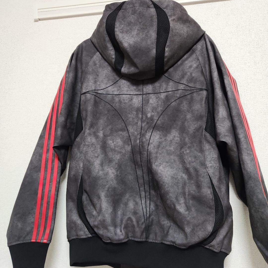 新品adidas x Thug Club PU Leather Jacket