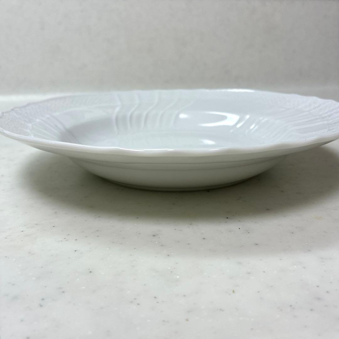 【未使用】リチャードジノリ　ベッキオホワイト　スープ・パスタ皿23.5cm×2枚