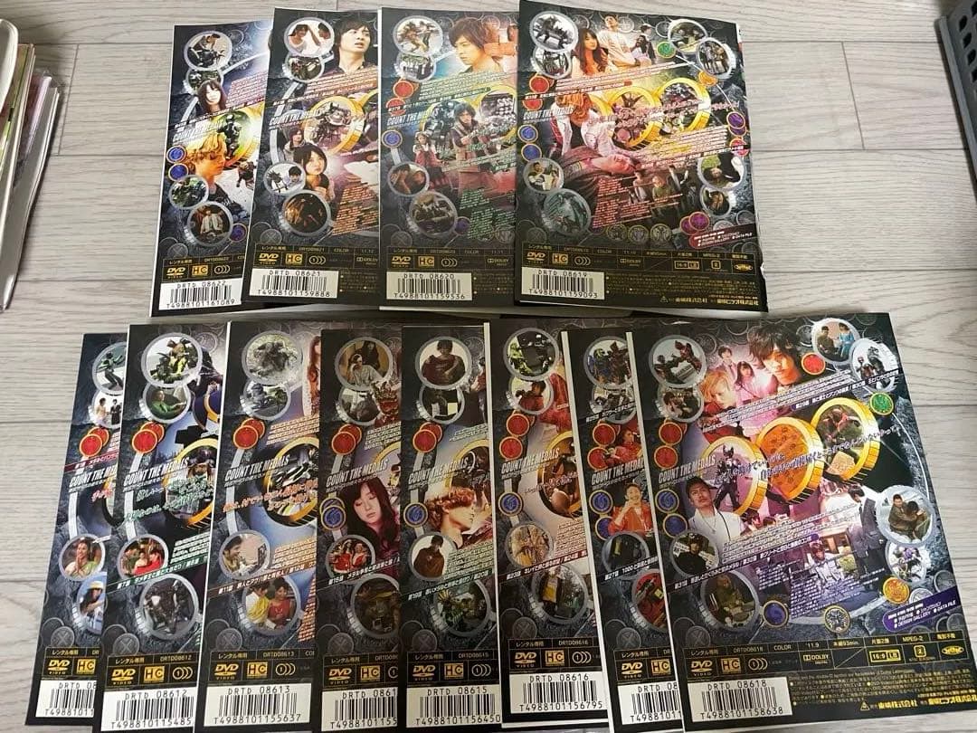 仮面ライダーオーズ DVD 全巻　全12巻