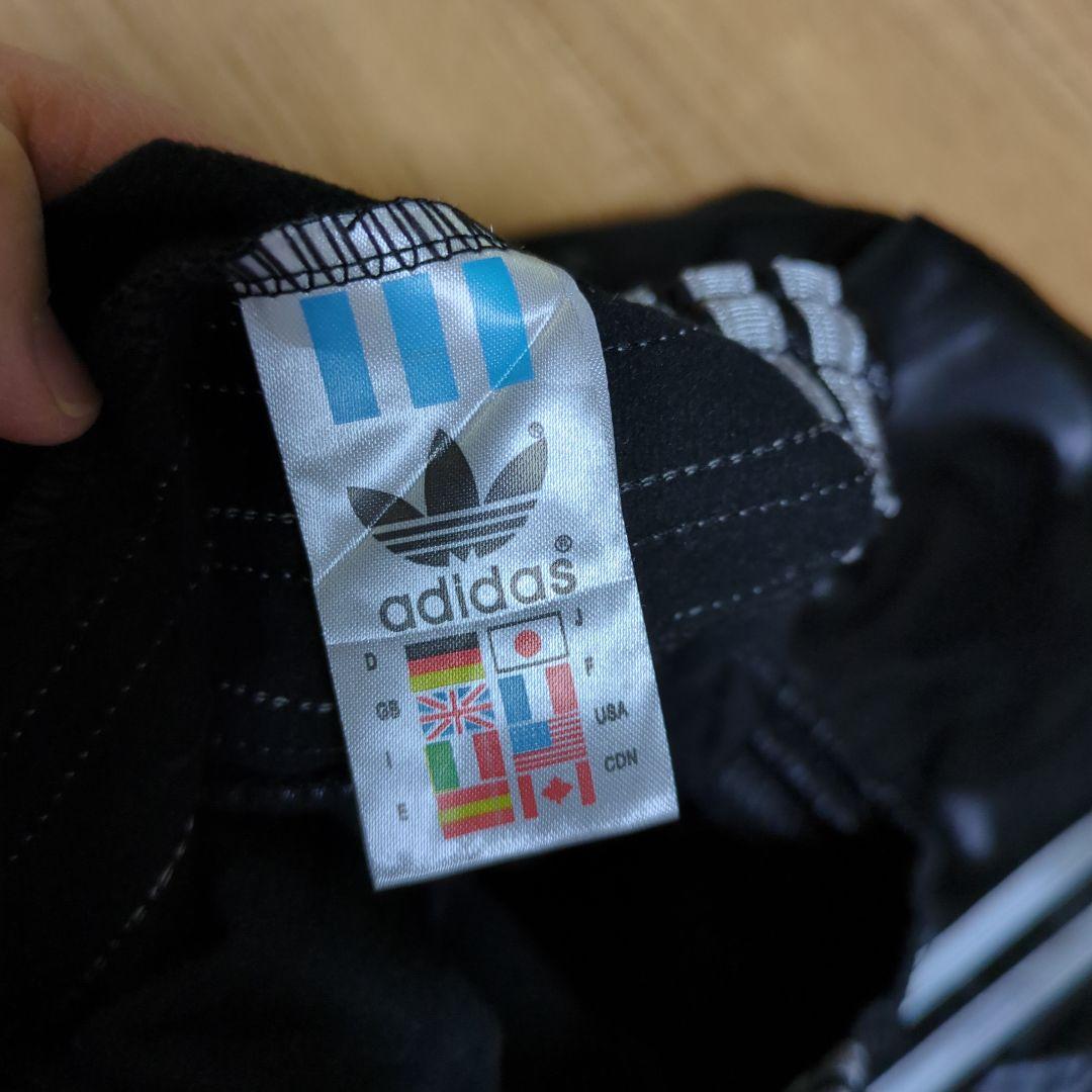 アディダス CHILE62 トラックパンツ コーティング 黒 XXL