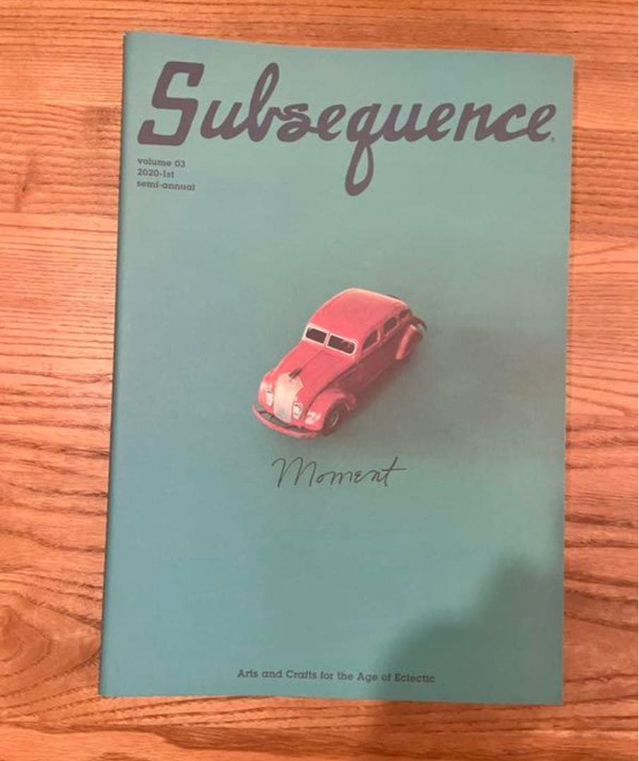 subsequence magazine vol.2～4 zine付き