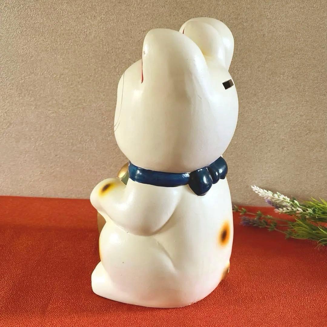 【縁起物】金運　幸運　招き猫 約29ｃｍ　右手上げ 9号　招福 置物