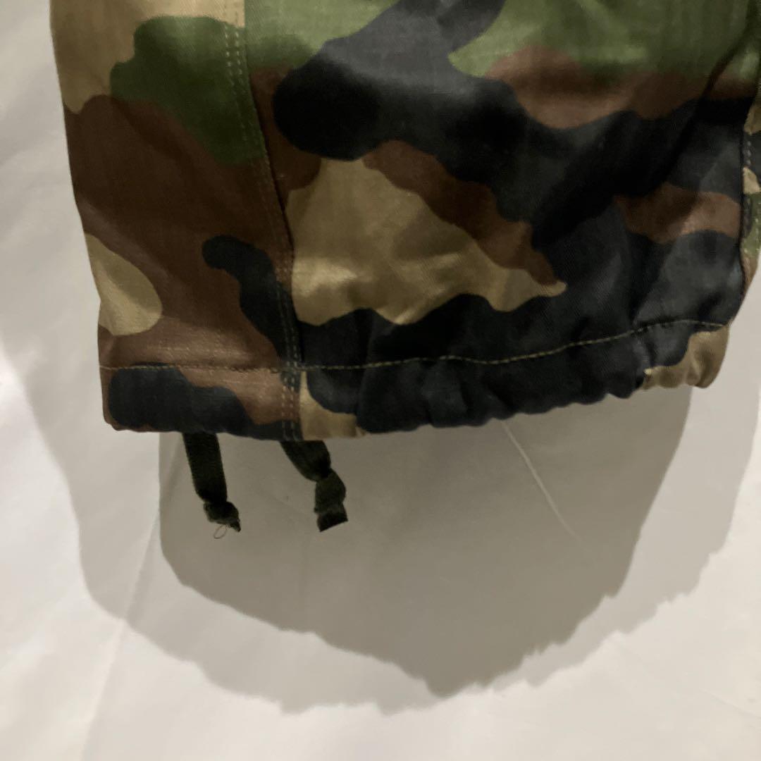 フランス軍F2カーゴパンツ　CCEカモ迷彩　Lサイズ　防蚊加工　ミリタリー古着