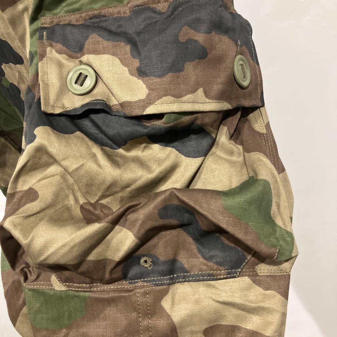 フランス軍F2カーゴパンツ　CCEカモ迷彩　Lサイズ　防蚊加工　ミリタリー古着