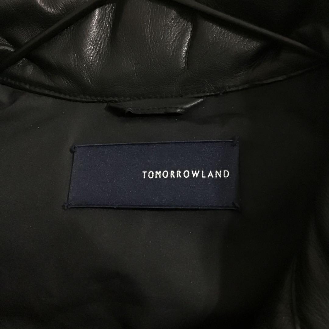 tommorowland レザーダウンベスト