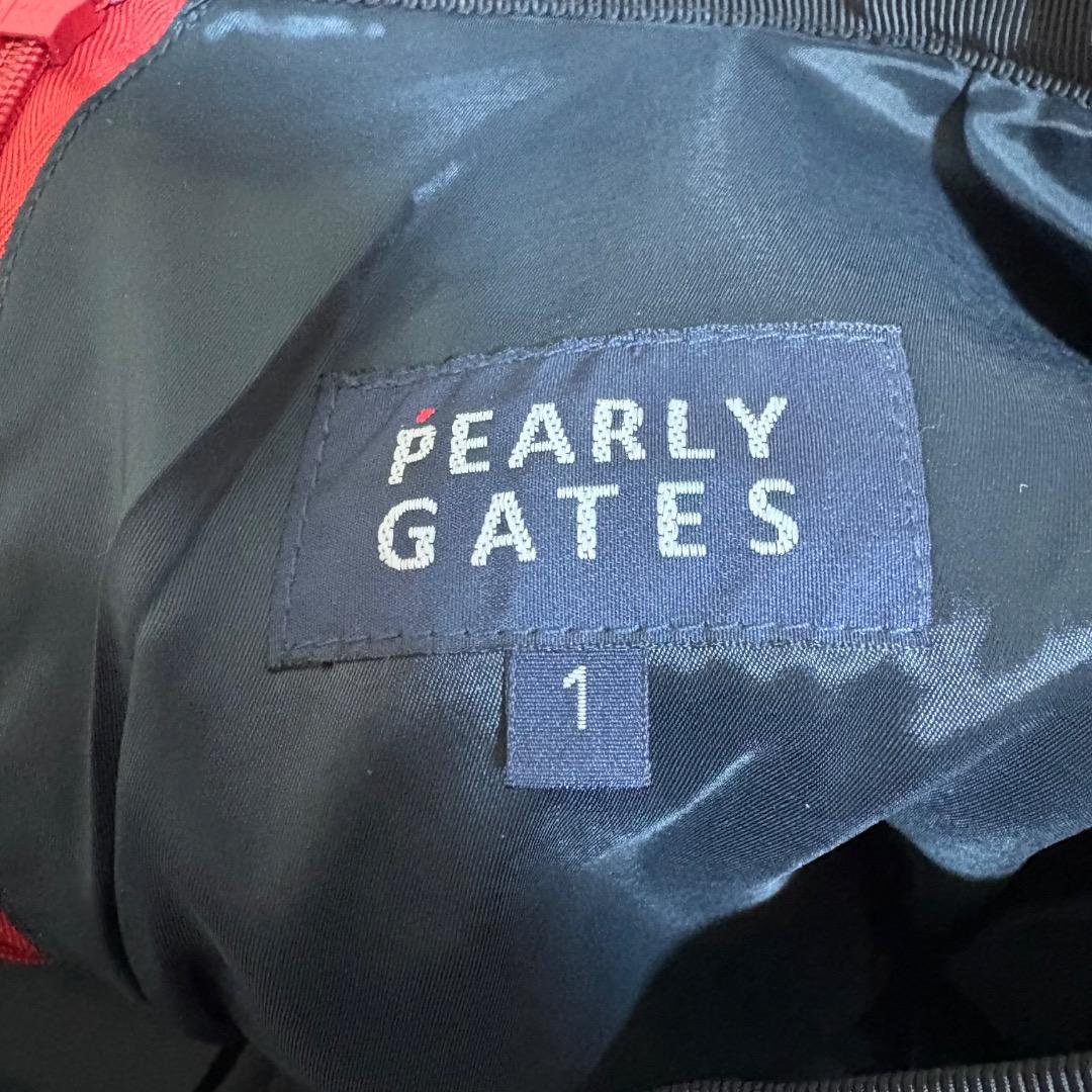 PEARLY GATES 裏地付 ニットスカート チェック柄 1サイズ