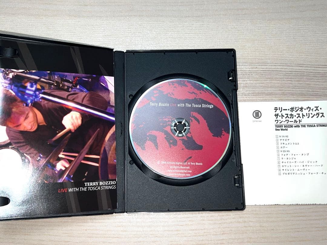 ミュージック Terry Bozzio Live With Tosca Strings DVD