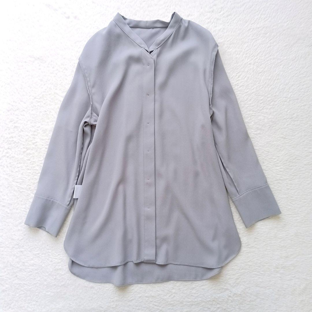 Theory　セオリー 23SS プライムジョーゼットタイブラウス　長袖