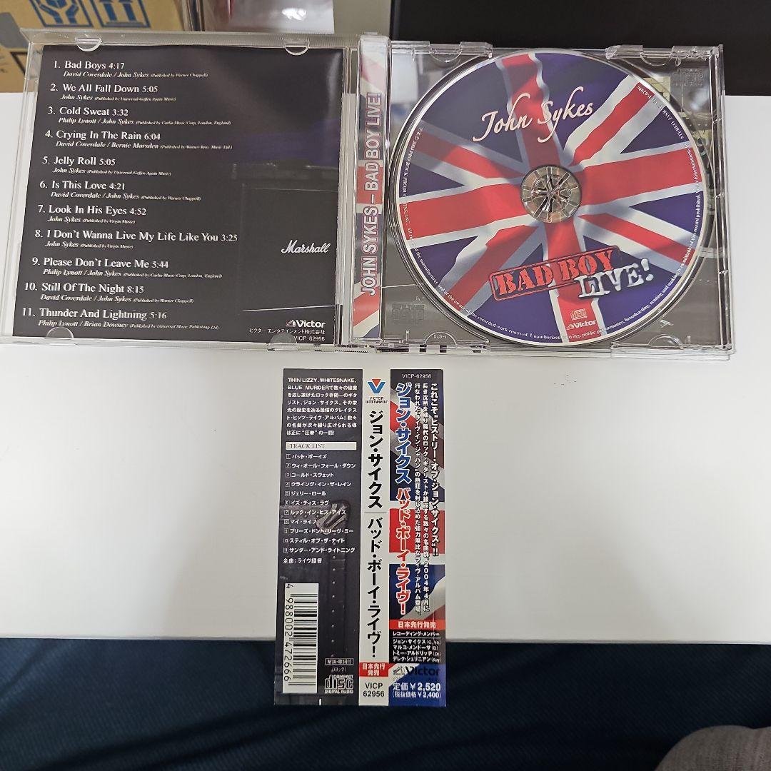 John Sykes バッド・ボーイ・ライヴ！ジョンサイクス　廃盤