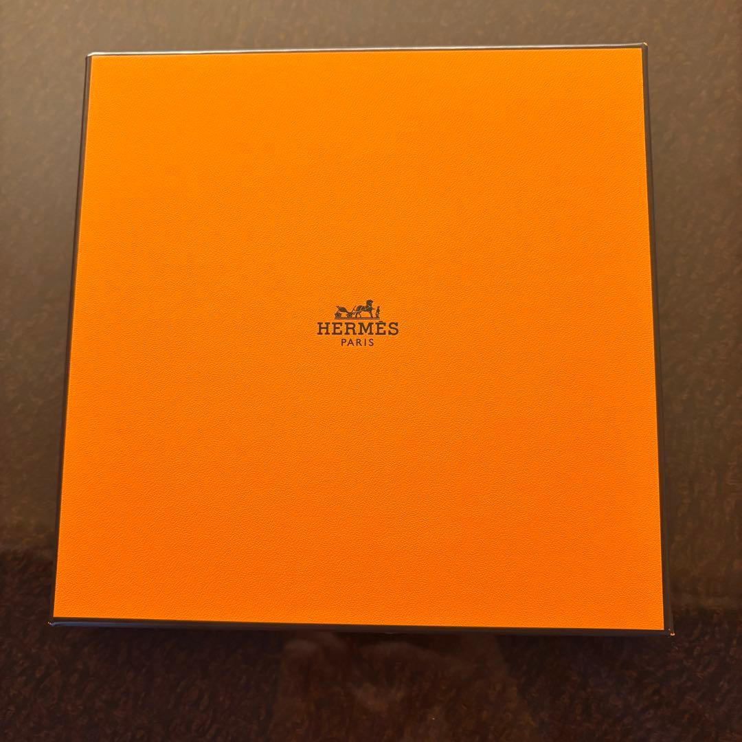 新品未使用　Hermes エルメス アヴァロン ハンドタオル ブルー ホワイト