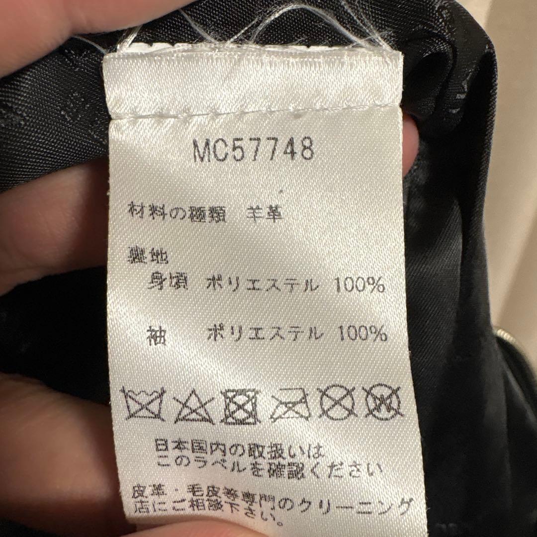MICHAL KORS シングルレザージャケット sizeM