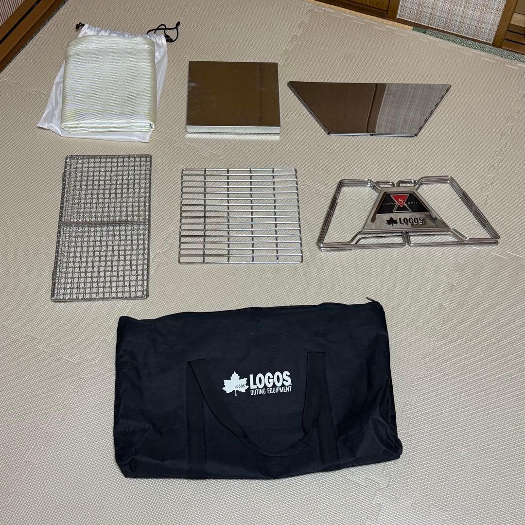 新品未使用 LOGOS 焚き火台 グリル PYRAMID GRILL EVO-L