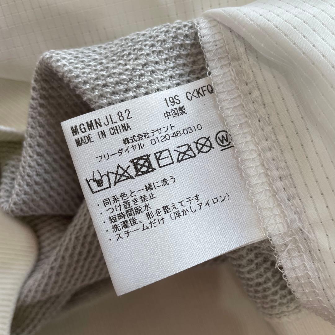 新品未使用タグ付き　ゴルフウェア【muningwear】Vネックベスト　白　L