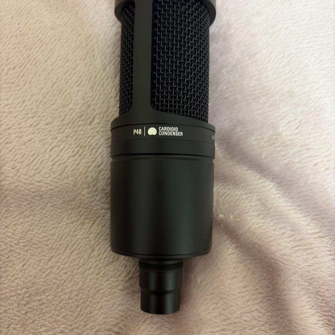 audio-technica AT2020 コンデンサーマイク ケーブル等付き