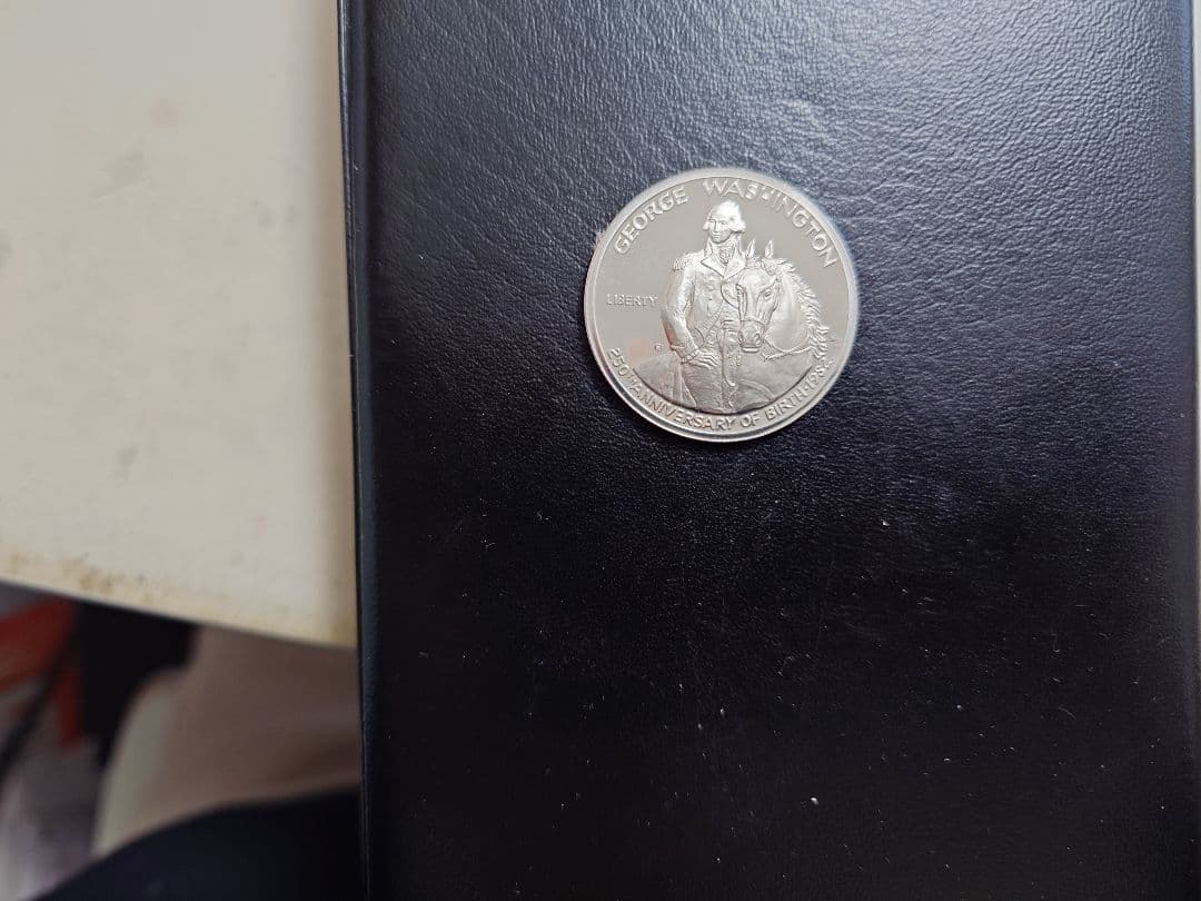 1982年 アメリカ銀貨 ハーフダラー ワシントン生誕記念銀貨 SV900