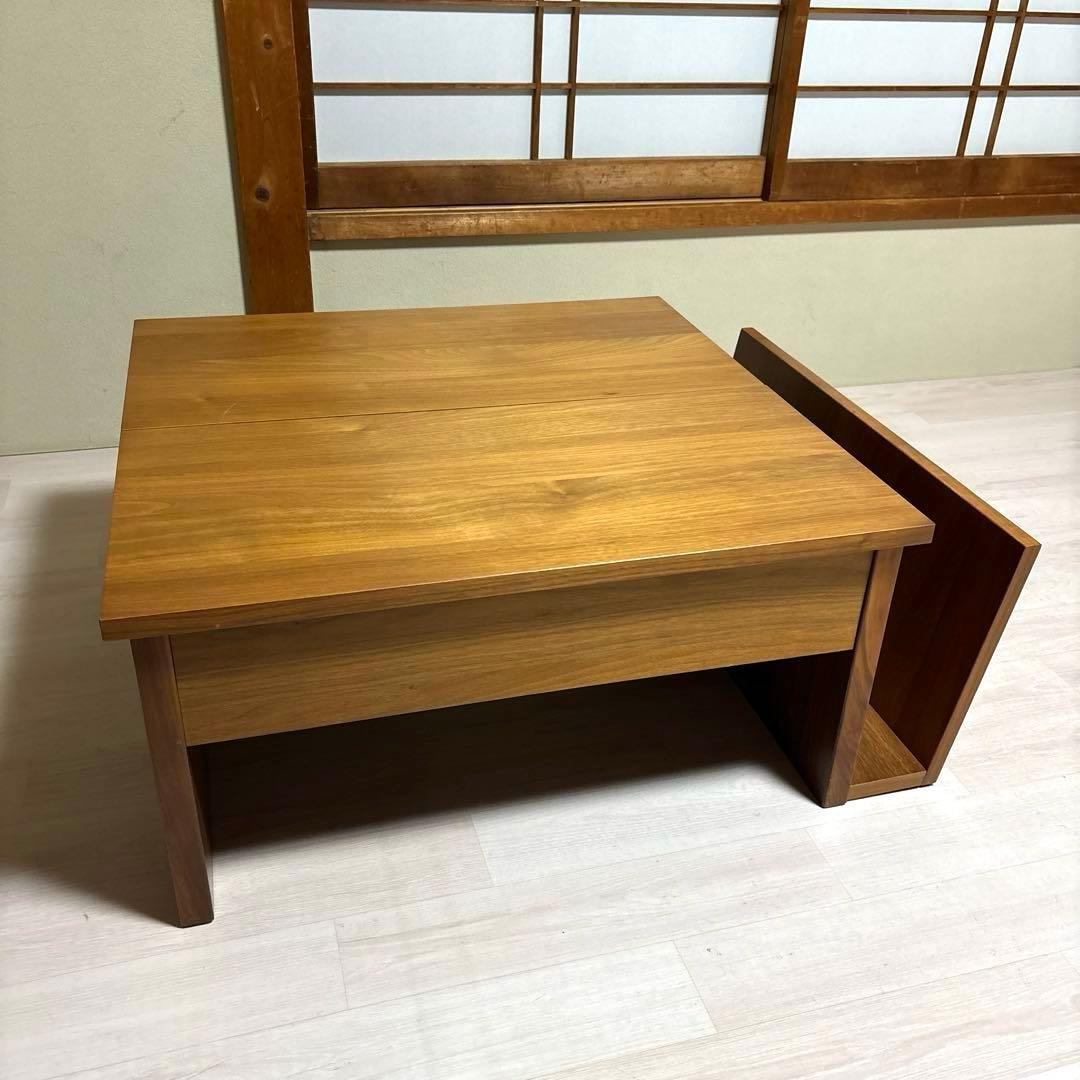 【美品】モリタインテリア TONO 昇降式 多機能 リビングテーブル
