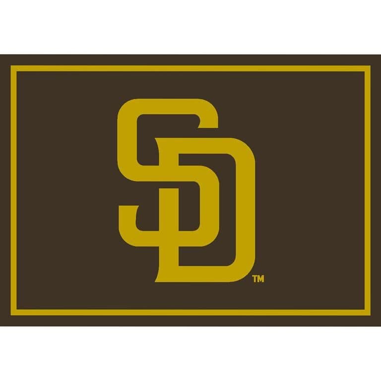 MLB サンディエゴ パドレス カーペット 160×120cm フロアーマット