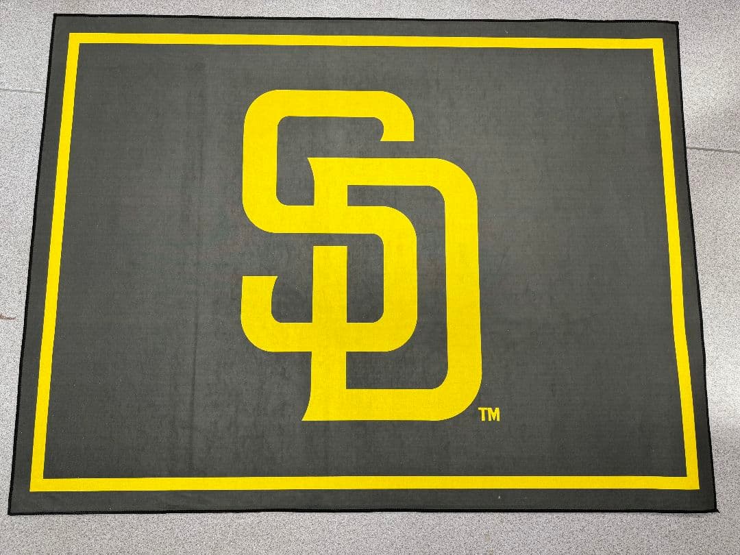 MLB サンディエゴ パドレス カーペット 160×120cm フロアーマット