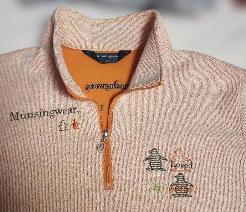 ゴルフウェア Munsingwear オレンジ トレーナー