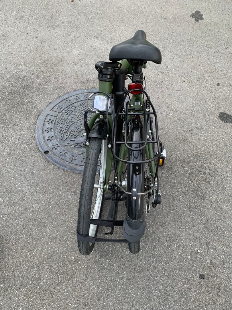 DAHON D6 折りたたみ自転車 2018年製 マットカーキ