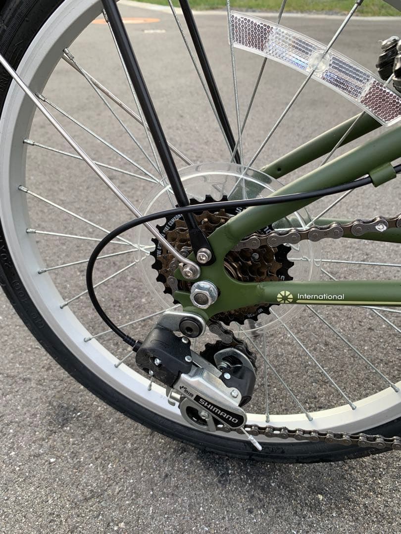 DAHON D6 折りたたみ自転車 2018年製 マットカーキ