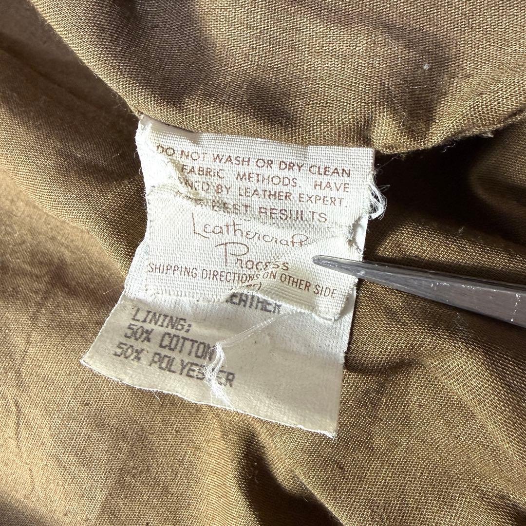 【美品】USA製 山羊革 クーパー A-2 フライトレザージャケット 2XL