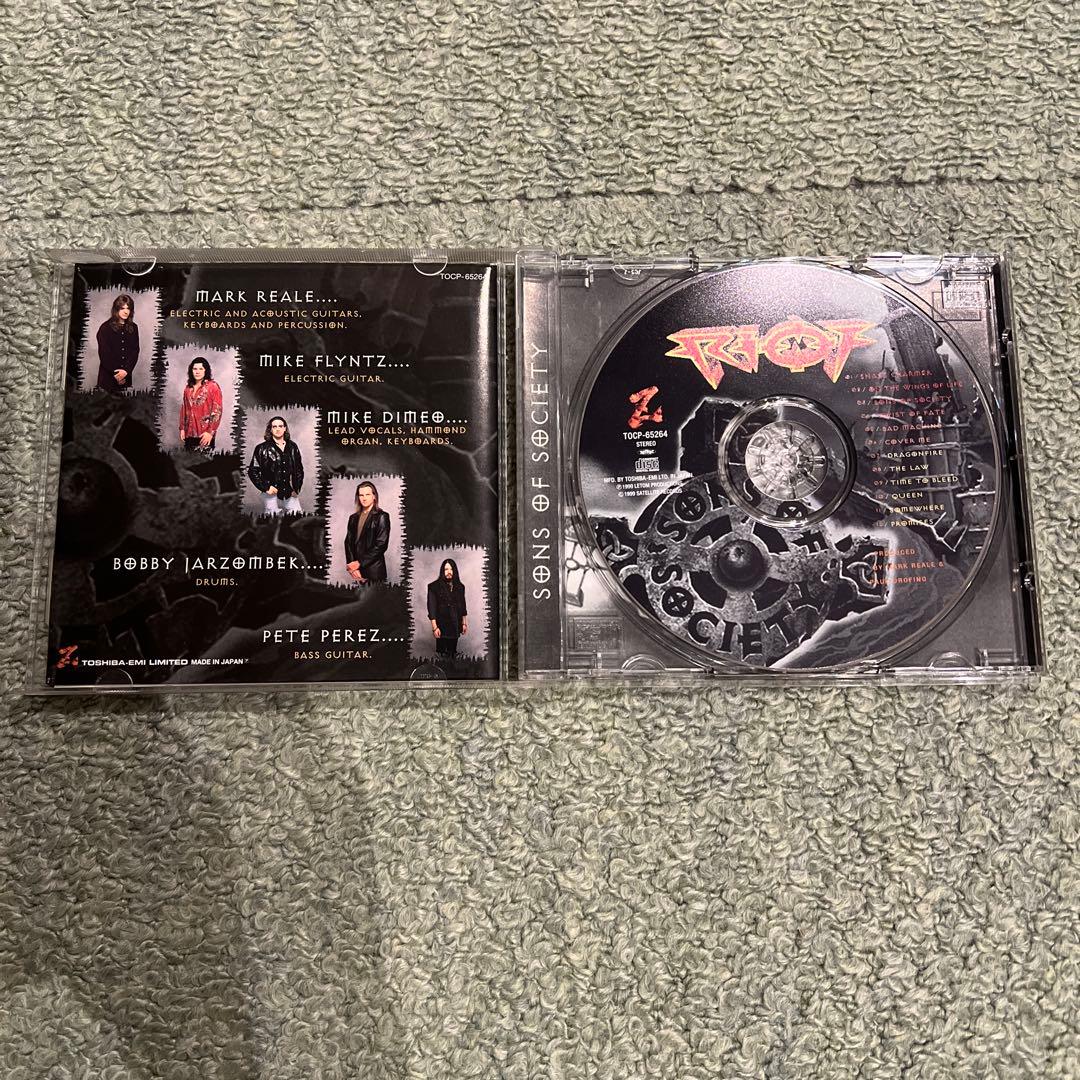 Riot 国内盤帯付CD１７枚セット