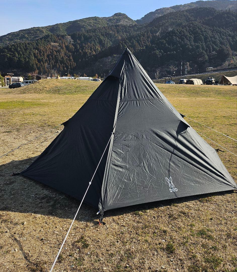 美品❕DOD ONE POLE (M) テント&別売専用グランドシート付き