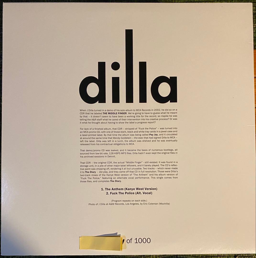 洋楽 J Dilla - Middle Finger