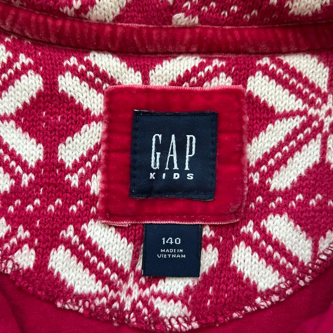 希少⭐︎GAP ❤︎y2k グランジ　平成ギャル　短丈　ファーパーカー