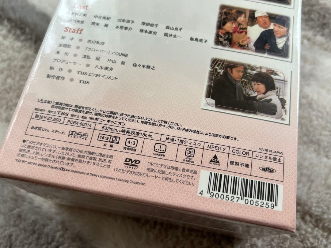おとうさん DVD-BOX 田村正和出演 TBS 未開封品
