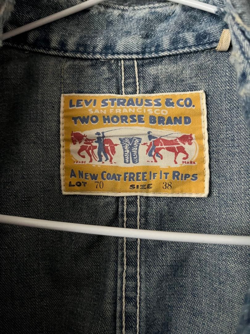 Levi Strauss &Co.TwoHorseBrandデニムジャケット38