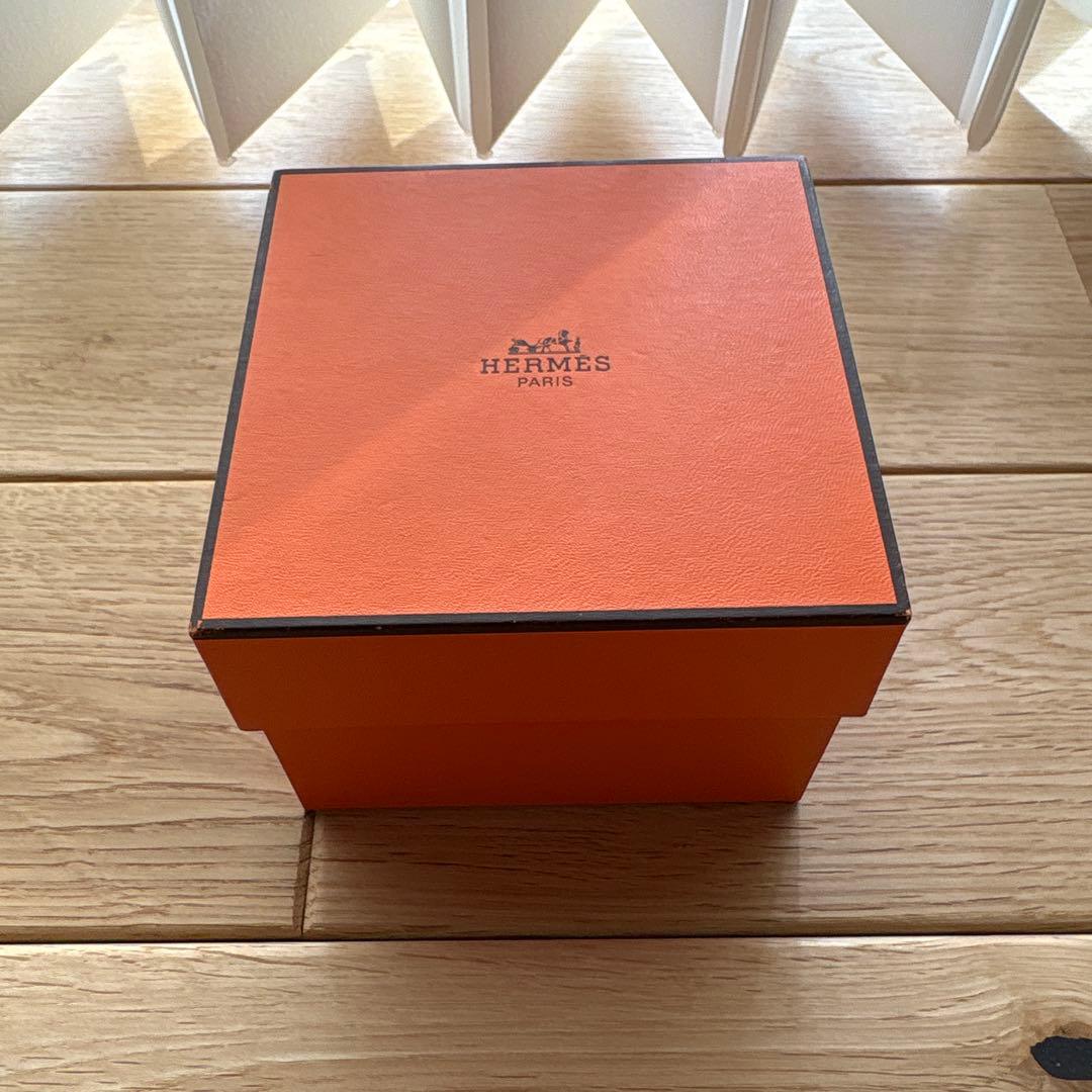 【HERMES 】オレンジ ギフトボックス 中型 木製収納ケース付き