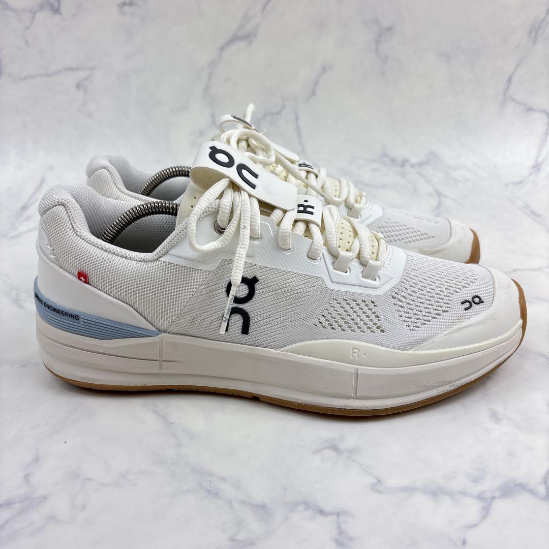 【美品】On THE ROGER Pro テニスシューズ　ホワイトブルー27.5