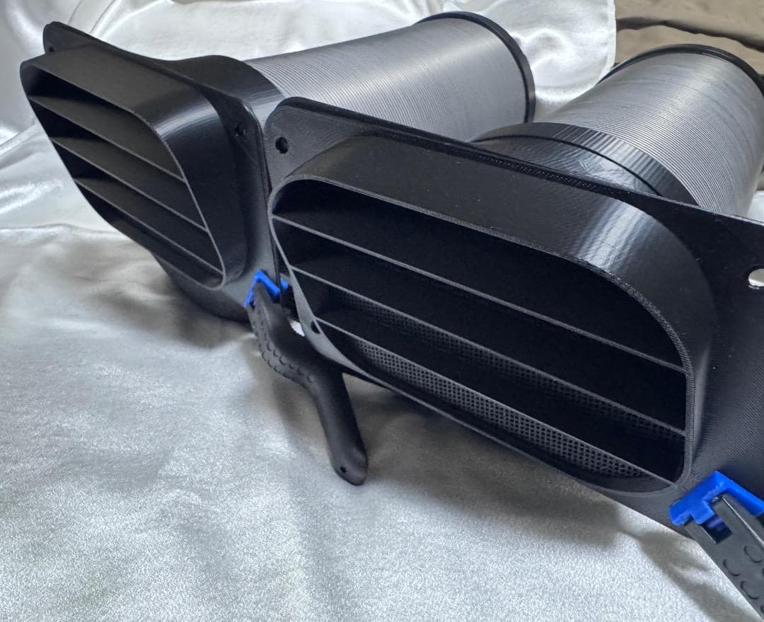 エコフローECOFLOW WAVE2,3専用ダクト取付用パーツ 運転席ドア用