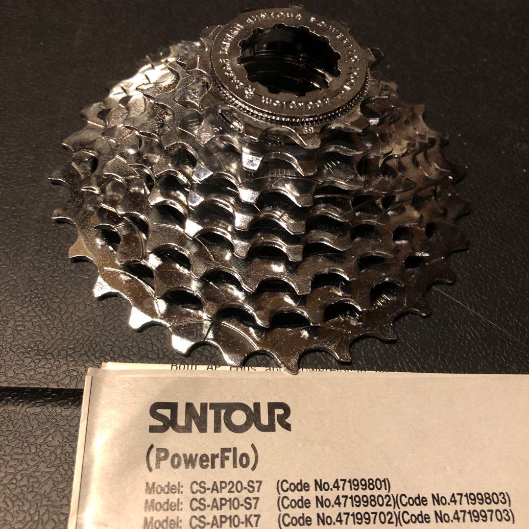 【未使用】Suntour SAKAE Power Flo 8段スプロケット