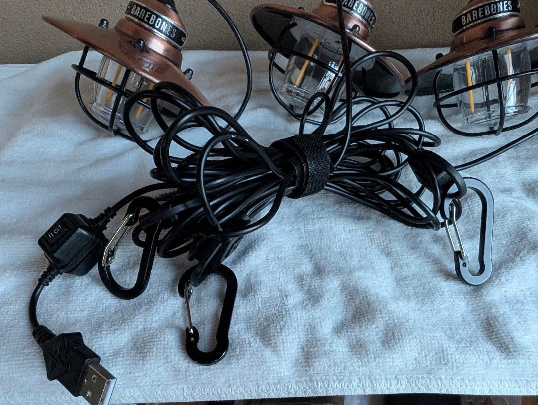 ✨美品　BAREBONES　ベアボーンズランタン3連