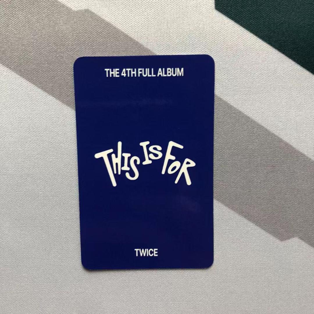 TWICE THIS IS FOR 韓国 事前収録 限定 サノク トレカ ミナ