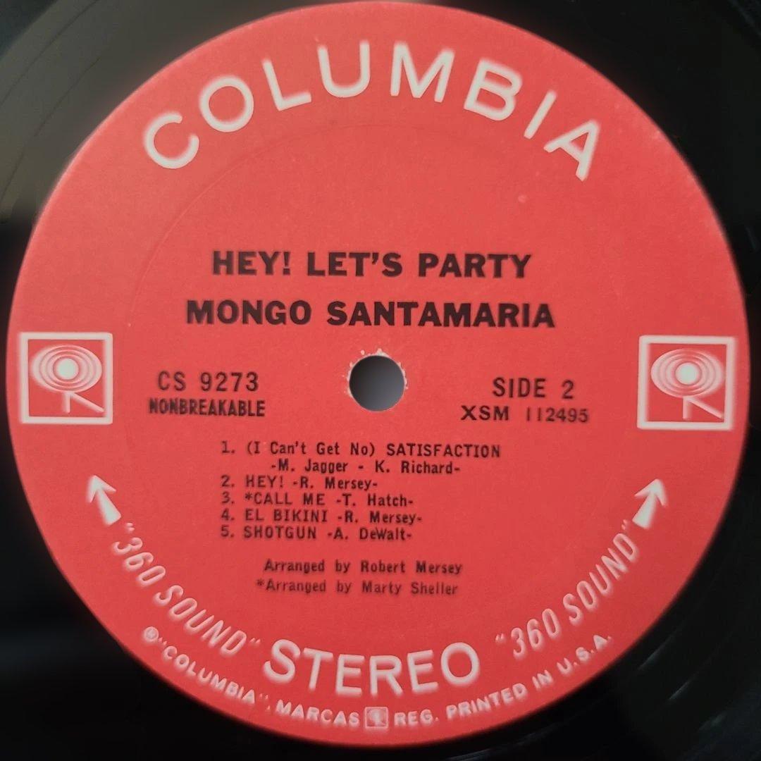 ★ＵＳオリジナル盤★『HEY! LET'S PARTY』モンゴ・サンタマリア