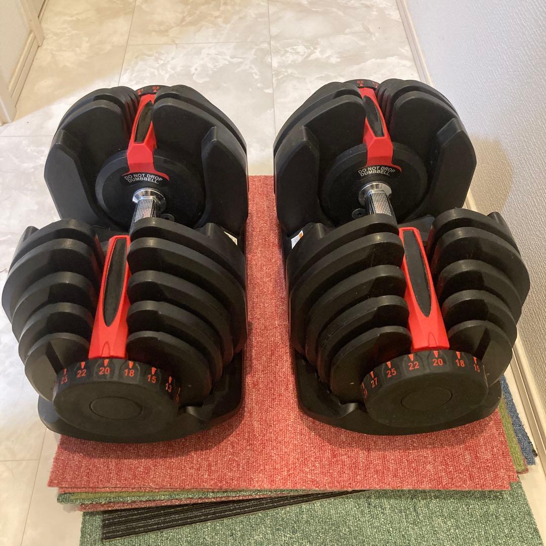 送料込み 可変式ダンベル 40Kg 2個セット
